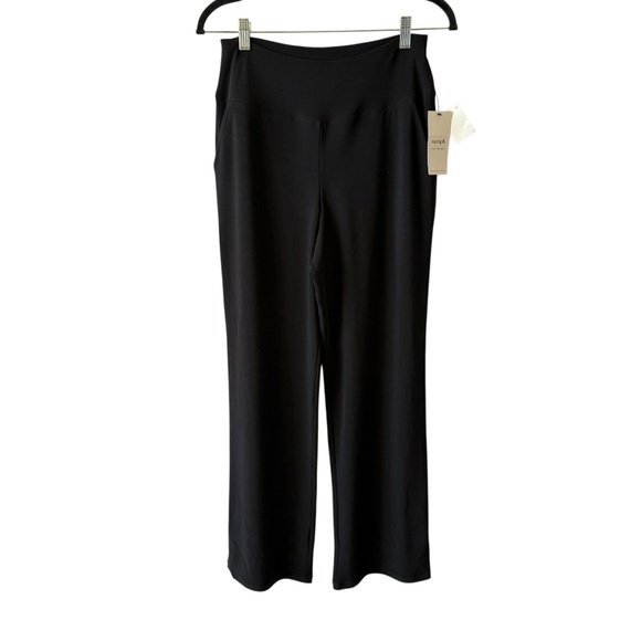 SYMPLI STRAIGHT LEG PANT STRETCH JERSEY CASUAL WORKWEAR STRETCHY PULL ON NWT 8 - Picture 2 of 10